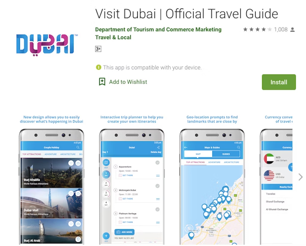 VisitDubai Mobile App