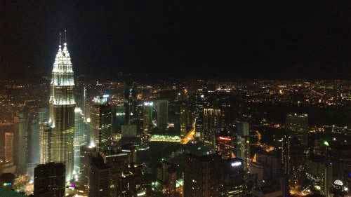 Kuala Lumpur city tour after dark with Dinner