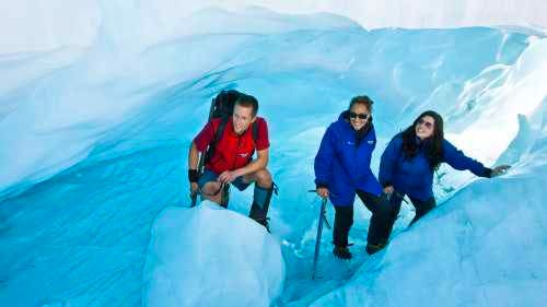 Twin Glaciers Flight by The Helicopter Line