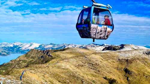 Port Hills gondola experience exposed to amazing vistas with 360-degree views across the Canterbury Plains