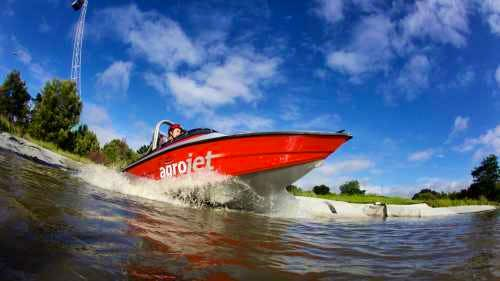 Adventurous ride in a 450-horsepower high-speed jet boat - Agrojet Boat Sprint Ride