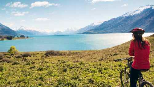 Exciting Lake Wakatipu Cruise and Half Day Cycling in and around the arena