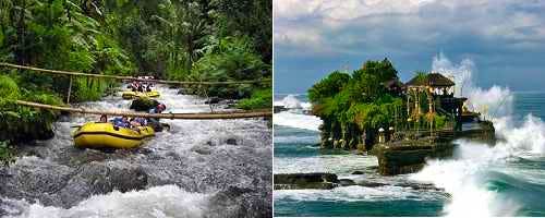 Combo: Ayung River Rafting + Ubud Trail (Nt possible)