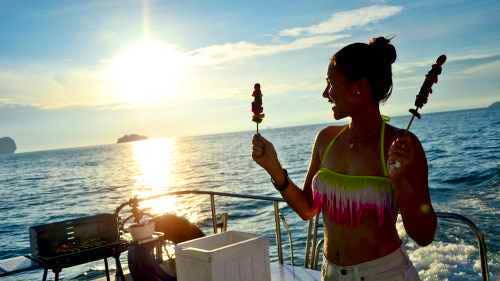 Beautiful and relaxing sunset cruise in Catamaran over Andaman Sea ( Operates on Fri, Sat &Sun) With Shared Transfers