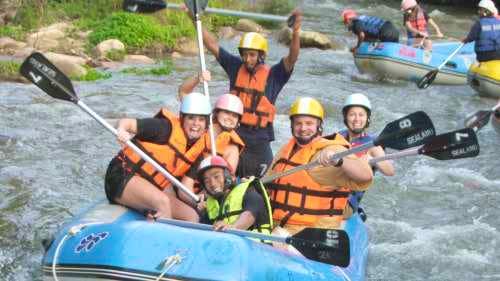 White water rafting and a four wheel-drive adventure