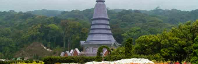 Visit to the Doi Inthanon National Park Tour amidst waterfalls, ancient pagodas and treasures