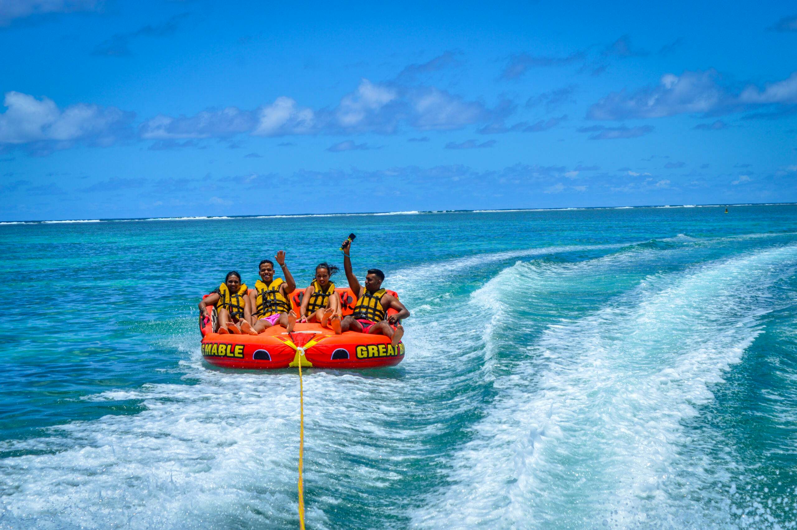 Ile Aux Cerfs - Tube Ride with Shared Transfers