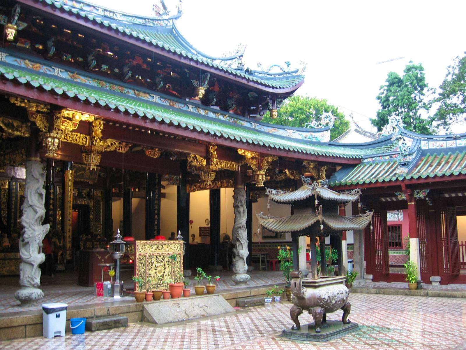 Head to the oldest and most important temple of the Hokkien people - Thian Hock Keng Temple