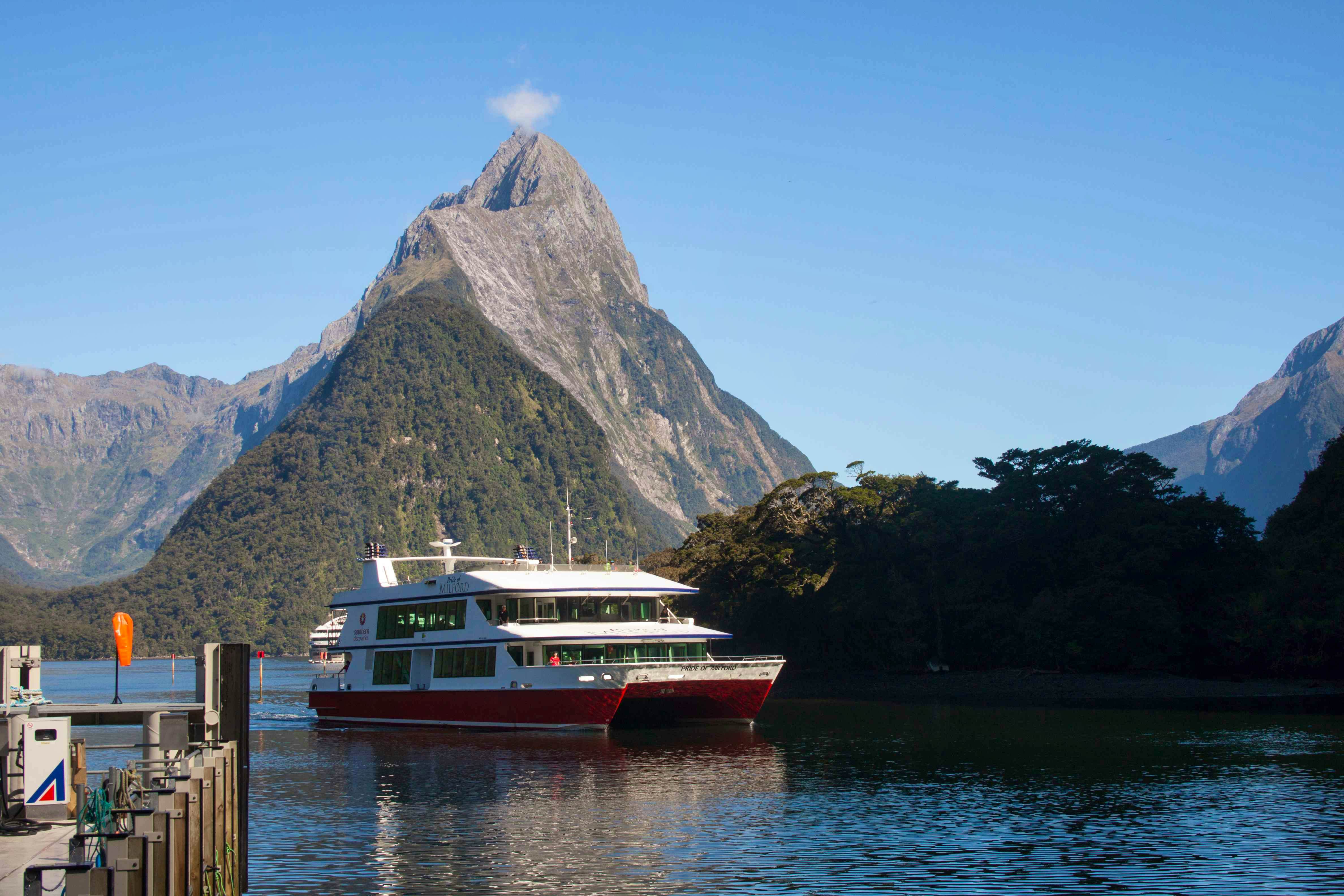 Luxuriating in the beauty of Milford Sound on the way to Queenstown