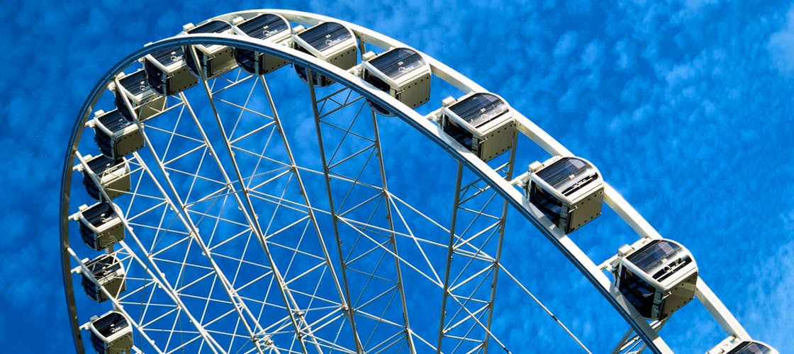 Brilliant views from the wheel of Brisbane exposed to the best arenas and vistas of Brisbane