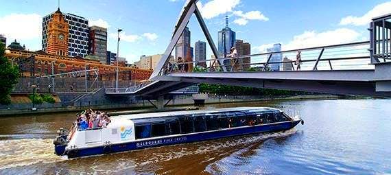 Melbourne City Sights Morning Tour with Yarra River Cruise