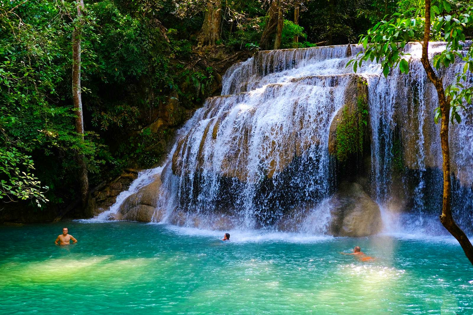 Bangkok-Kanchanaburi Erawan Waterfall With Private Transfers