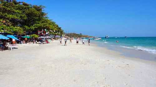 Leisurely timeout at Ko Samet Island amidst white sandy beaches and emerald green waters