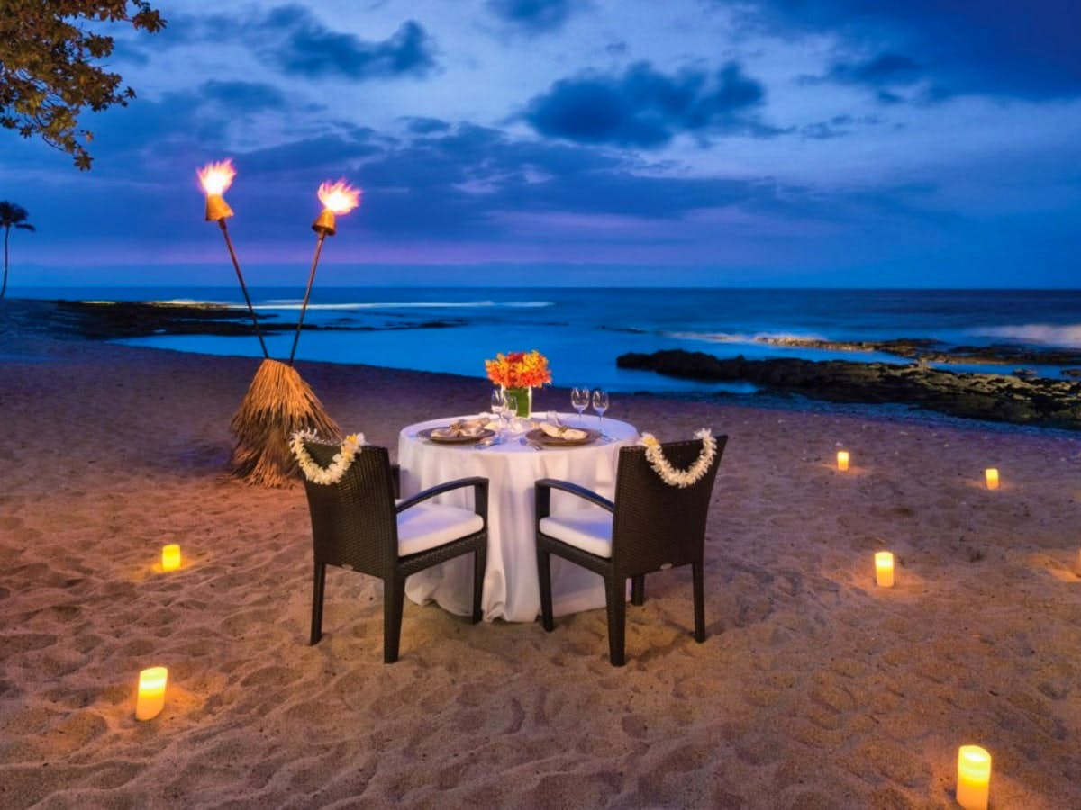 Candlelight Dinner at Jimbaran Bay (Sea Food set menu only) with Private Transfer - per couple