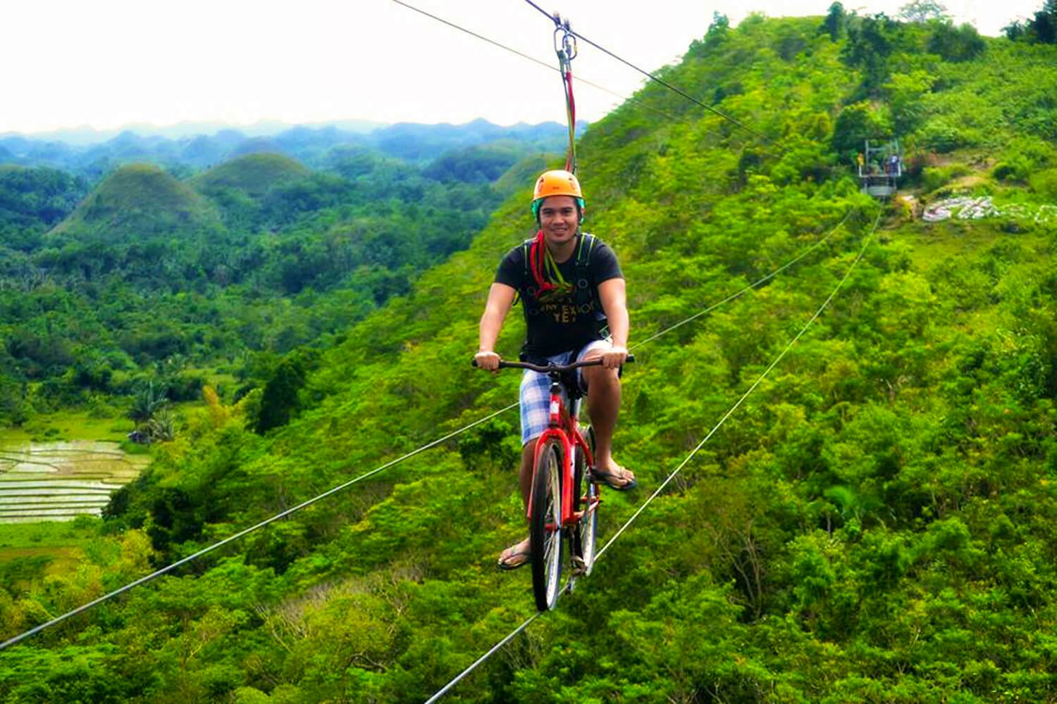 Bicycle Zipline with Shared Transfers