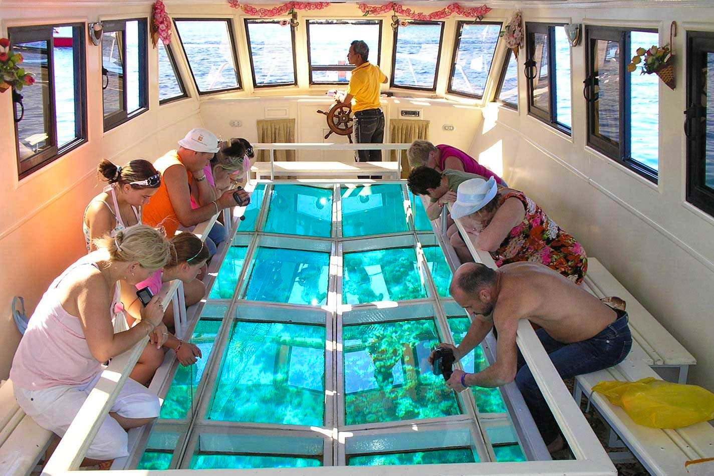 Glass Bottom Boat with Shared Transfers