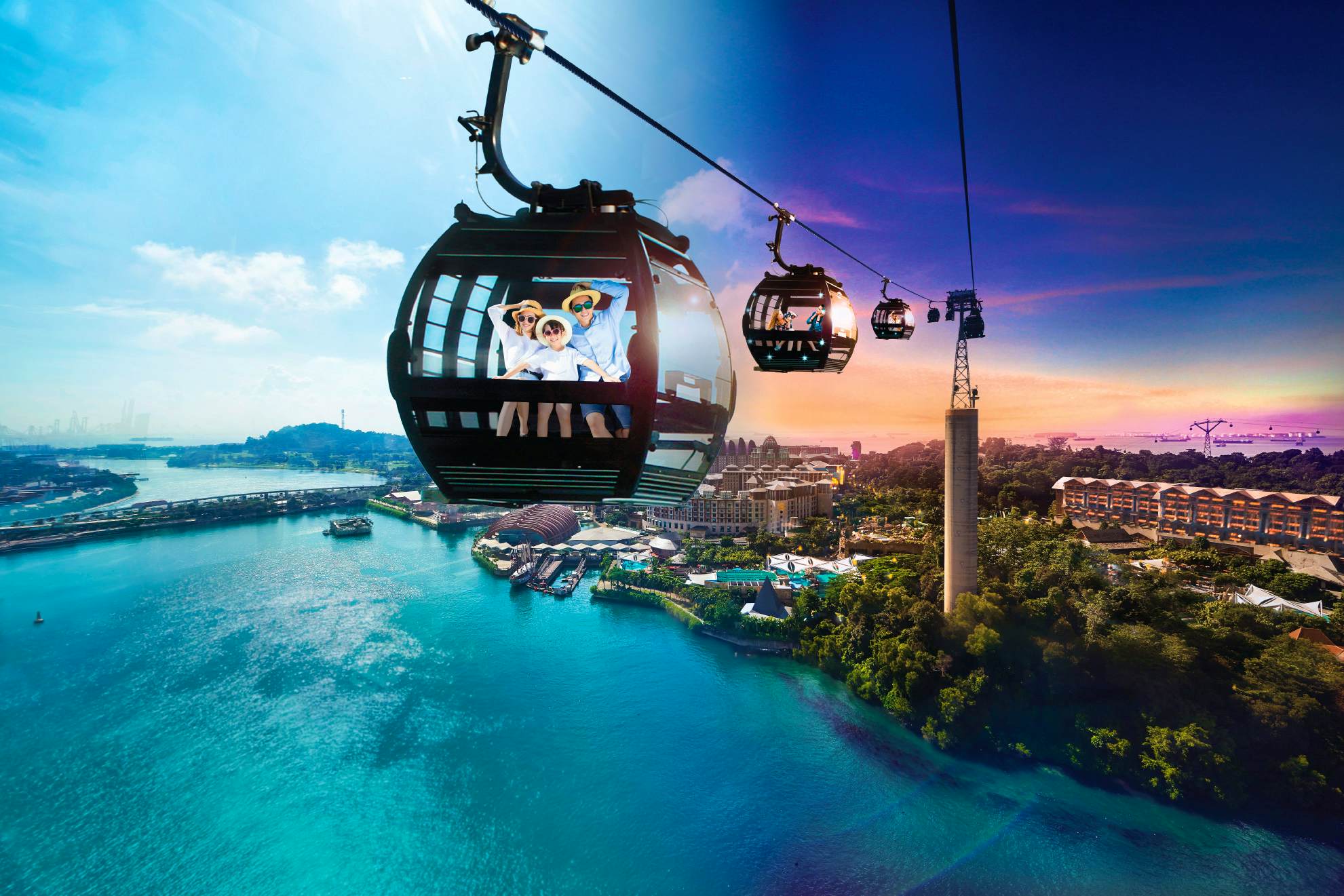Sentosa - Cable Car (One way) ticket only