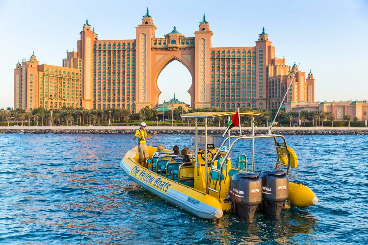 Yellow Boat - 45 Min Ticket Only - Dubai Marina - Palm Lagoon - Ticket Only