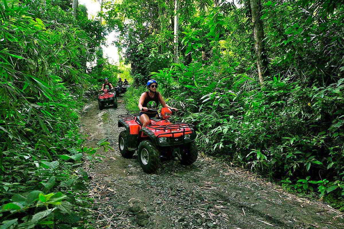 Ultimate Bali Experience : Swing at My Swing + River Rafting with Lunch + ATV Tandem ride at Bali Tarantula ATV