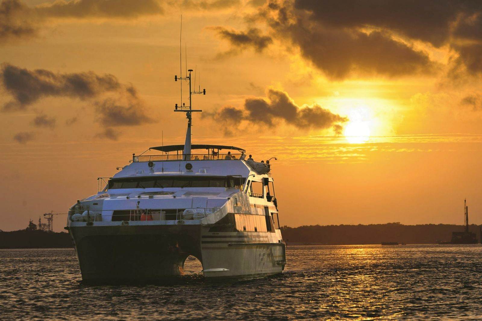Experience a Sunset Dinner Cruise With Live Cabaret Show with shared transfers