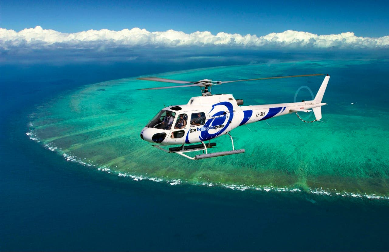 Great Barrier Reef Cruise and Scenic Helicopter Flight Package