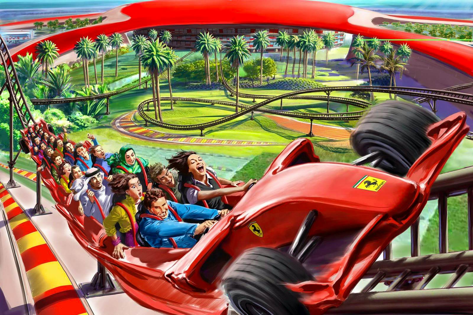 Experience Ferrari World Theme Park  ( Operates on Thurs, Sun )