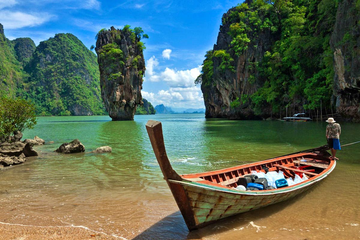 Krabi - James Bond Sightseeing by Long Tail Boat, Sea Canoe with Lunch and shared Transfers