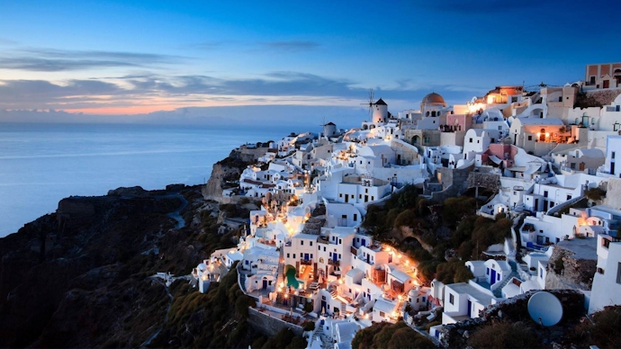6 nights 7 days Romantic Greece attraction Honeymoon trip