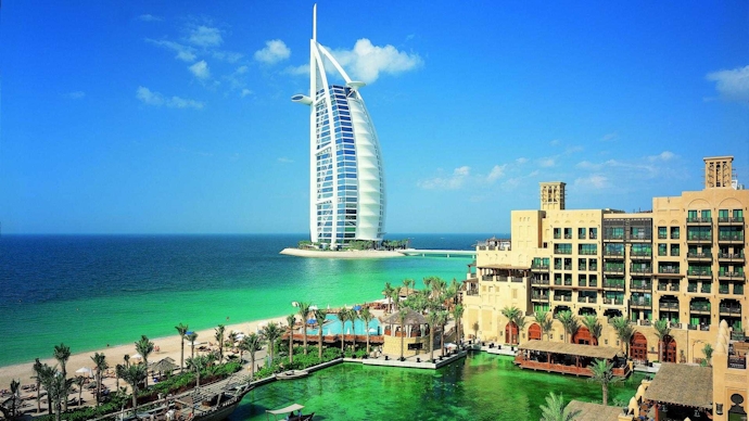 6 nights 7 days Dubai Honeymoon package from India
