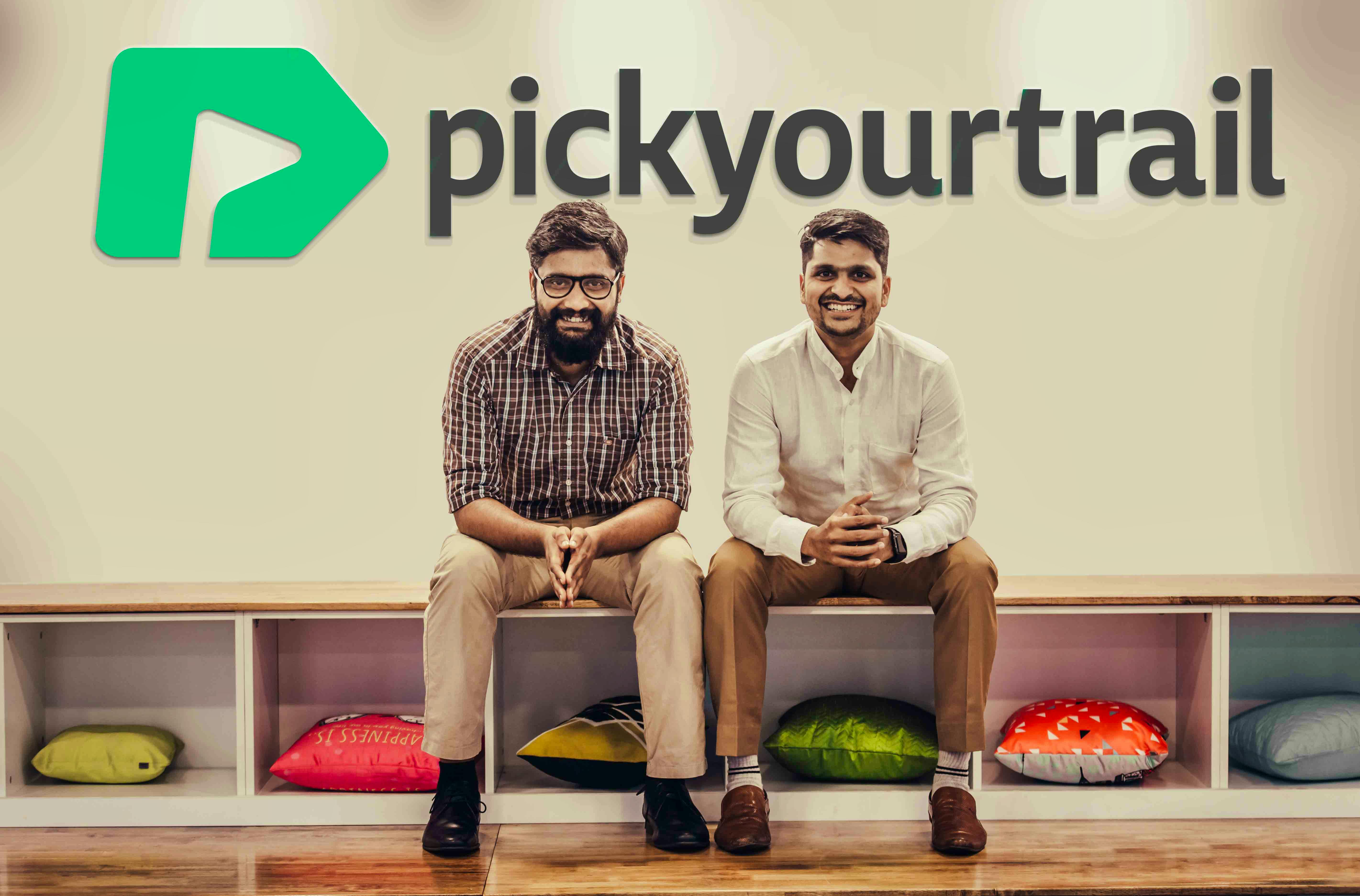 Pickyourtrail founders (L) Srinath Shankar and (R) Hari Ganapathy